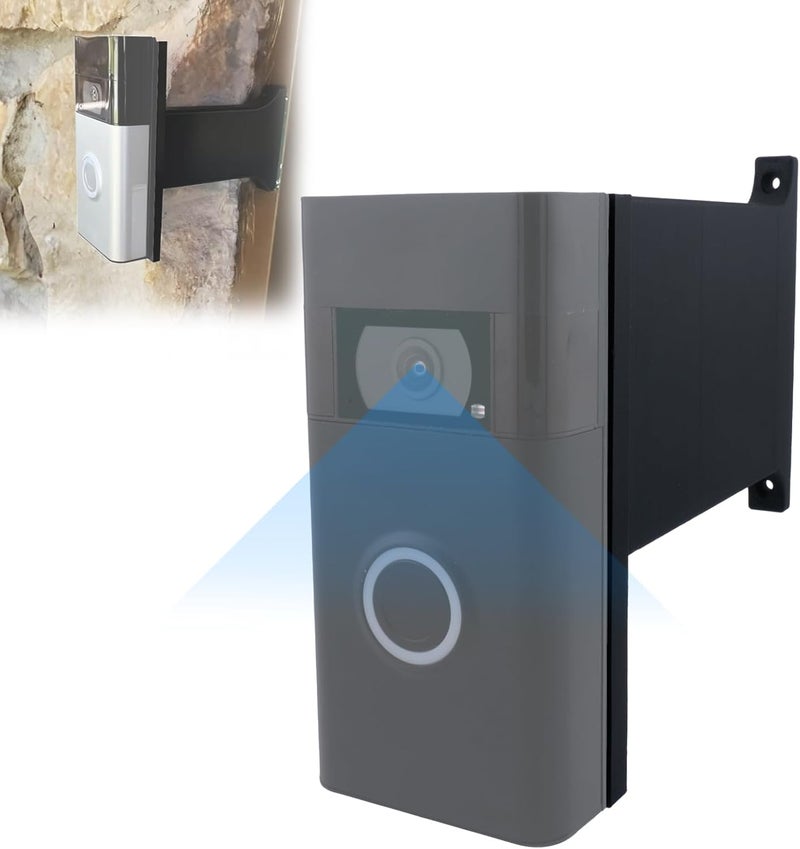 AIVONO Doorbell Mount Compatible with Ring Doorbell, Extends Doorbell Mount for Brick Wall, Better Visibility and Angle Designed To Fit All for Ring Doorbell Models (2-1/4") - Image 1